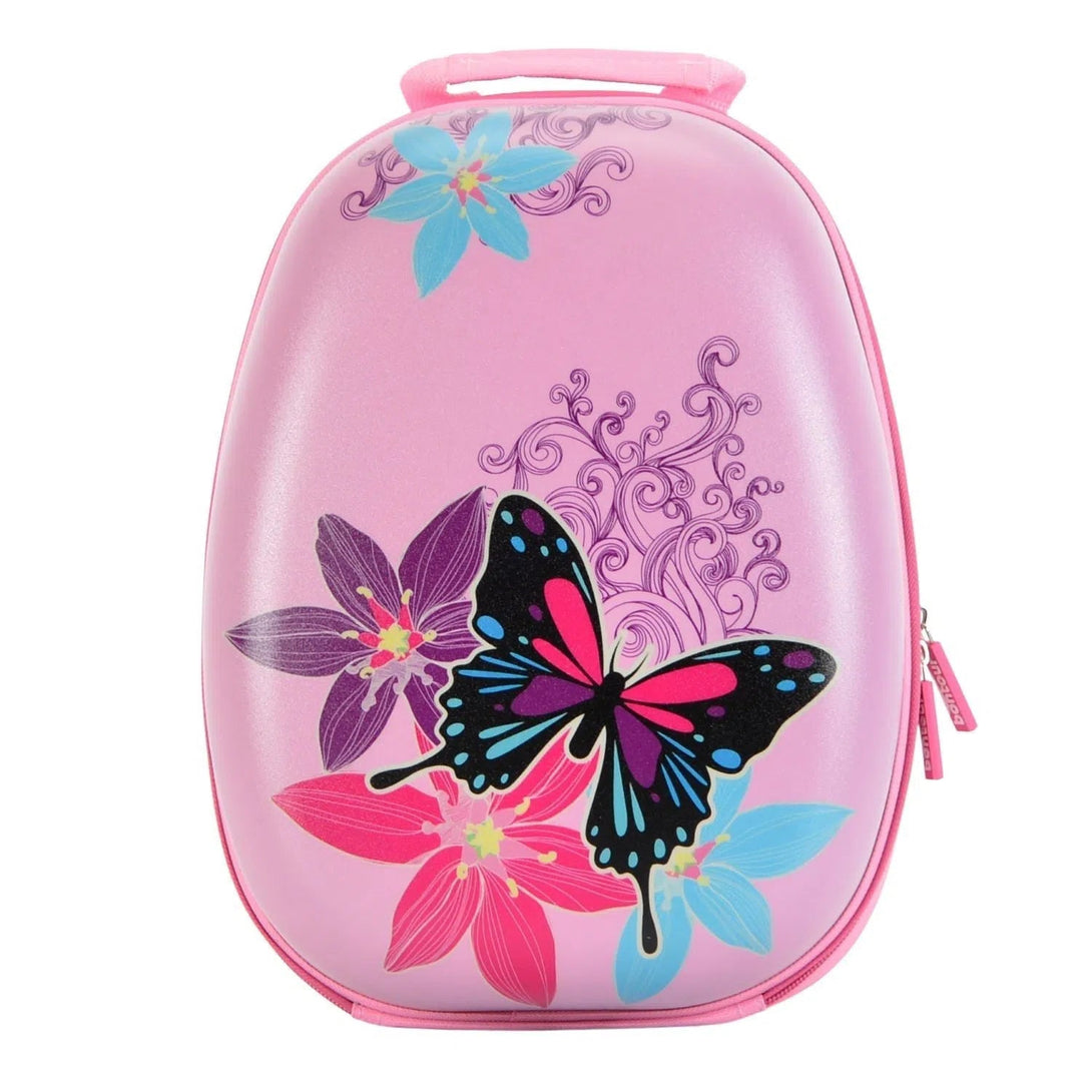 Sada dětských kufrů se vzorem Motýl (batoh+kufr) | BONTOUR