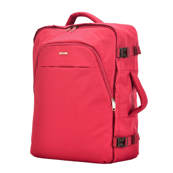 AIR Cestovní batoh, Velikost kabiny Příruční zavazadlo 55x40x20cm, Červený | BONTOUR