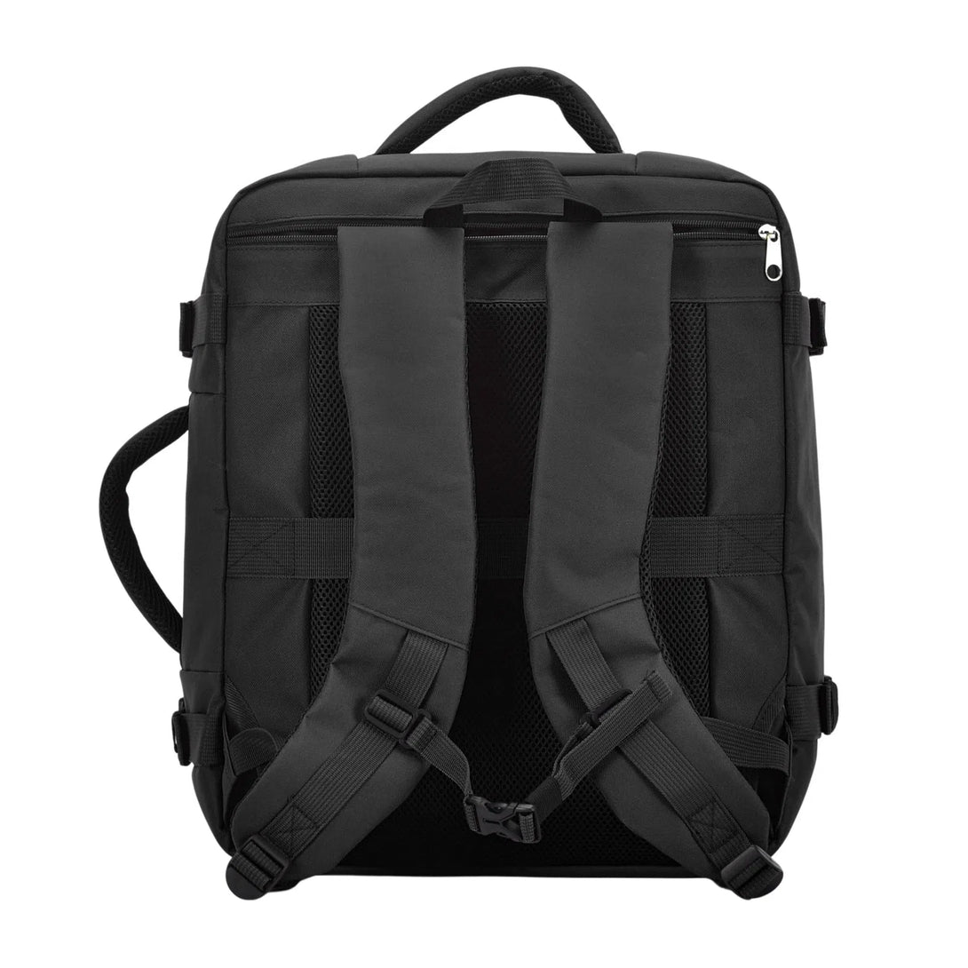 AIR Cestovní batoh, velikost EasyJet 45x36x20 cm, černý | BONTOUR