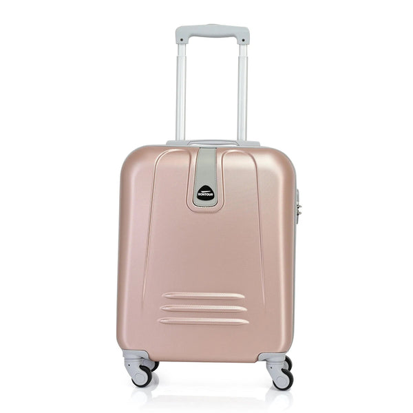 BONTOUR "Classic" 4 Kolový Kabinový Kufr 55x39x20cm, 30L, Rose gold