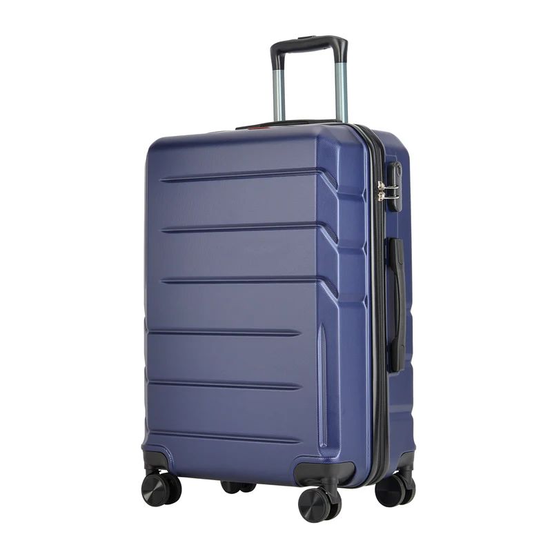 BONTOUR „SPINNER“ Středně velký kufr s dvojitými kolečky M, modrý