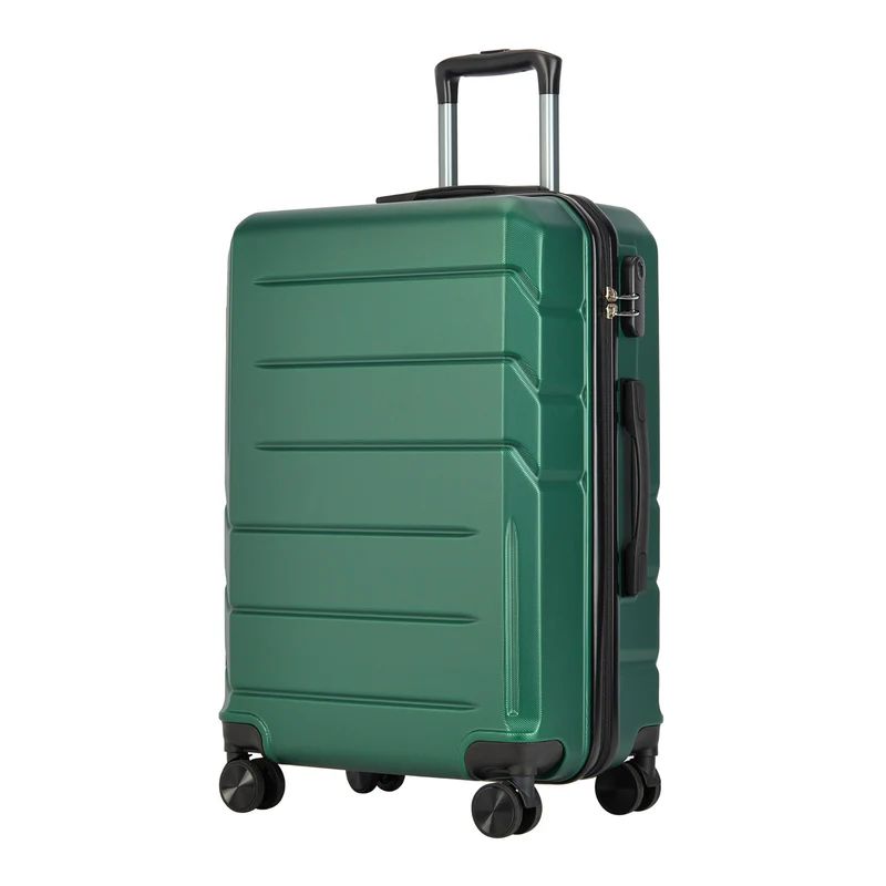 BONTOUR „SPINNER“ Středně velký kufr s dvojitými kolečky M, zelený