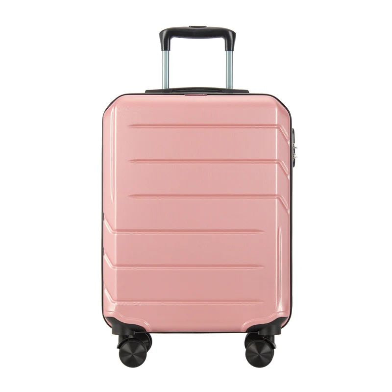 BONTOUR "Spinner" 4 kolečkový kabinový kufr 55×39×20 cm, Rose gold-Kabinové kufry-Vashome.cz