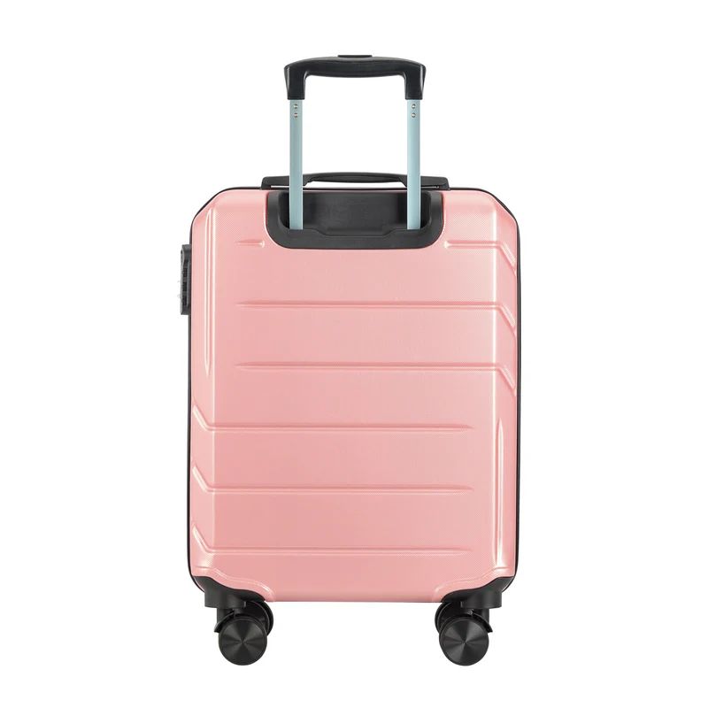 BONTOUR "Spinner" 4 kolečkový kabinový kufr 55×39×20 cm, Rose gold-Kabinové kufry-Vashome.cz