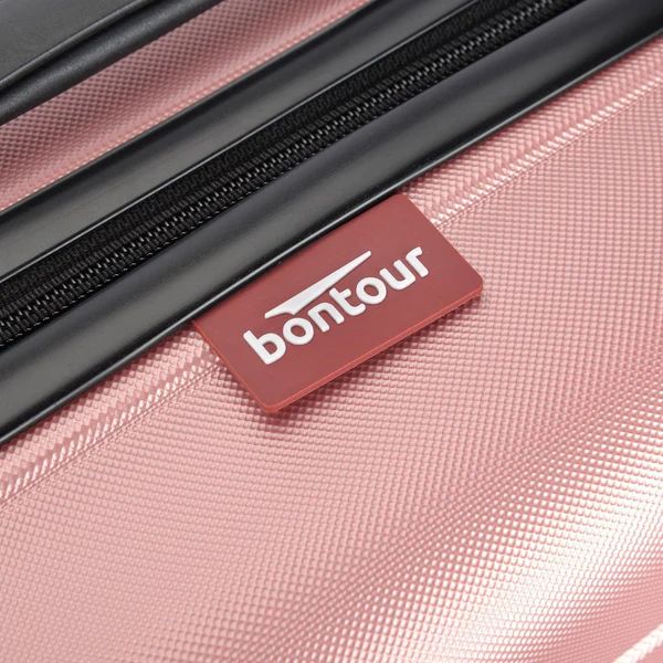 BONTOUR "Spinner" 4 kolečkový kabinový kufr 55×39×20 cm, Rose gold-Kabinové kufry-Vashome.cz