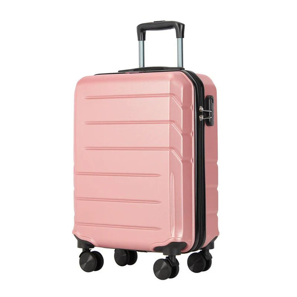 BONTOUR "Spinner" 4 kolečkový kabinový kufr 55×39×20 cm, Rose gold-Kabinové kufry-Vashome.cz