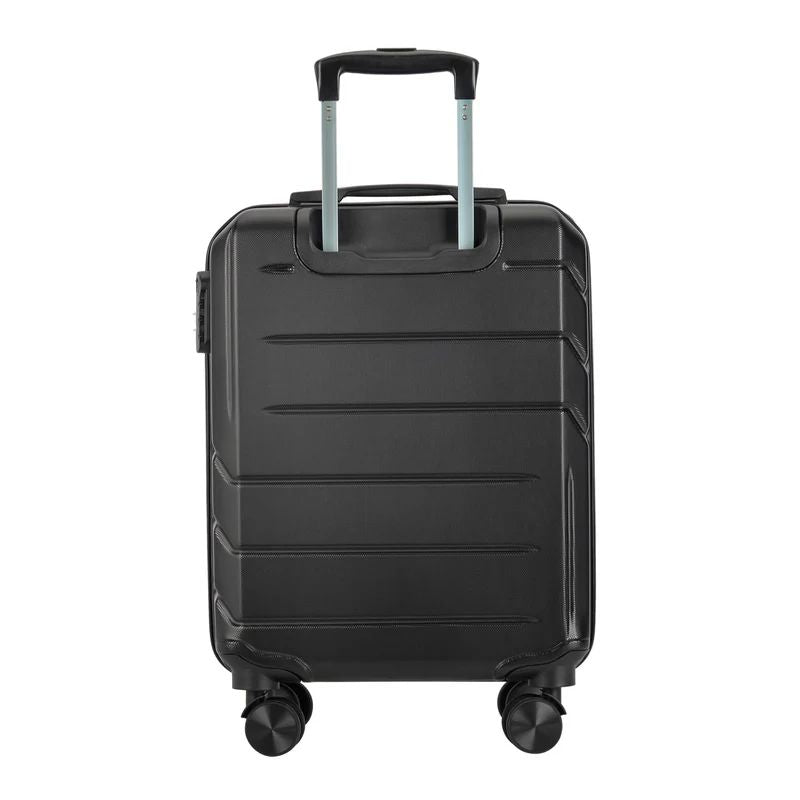BONTOUR "Spinner" 4 kolečkový kabinový kufr 55×39×20 cm, černý-Kabinový kufr-Vashome.cz