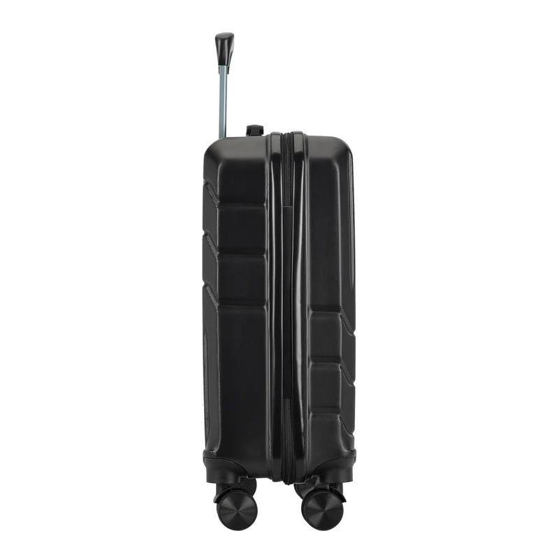 BONTOUR "Spinner" 4 kolečkový kabinový kufr 55×39×20 cm, černý-Kabinový kufr-Vashome.cz