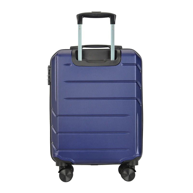 BONTOUR "Spinner" 4 kolečkový kabinový kufr 55×39×20 cm, modrý-Kabinový kufr-Vashome.cz