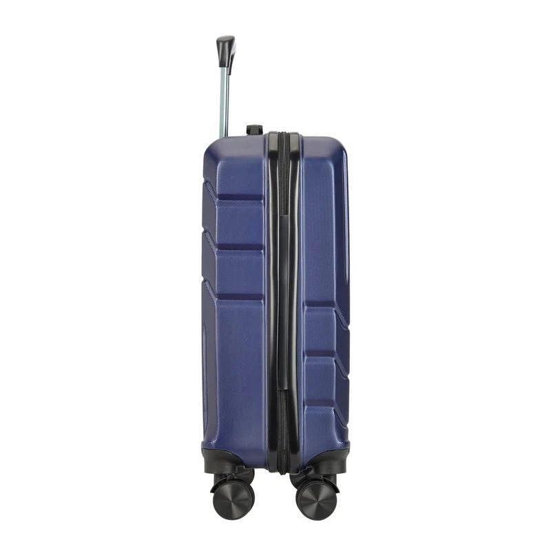 BONTOUR "Spinner" 4 kolečkový kabinový kufr 55×39×20 cm, modrý-Kabinový kufr-Vashome.cz