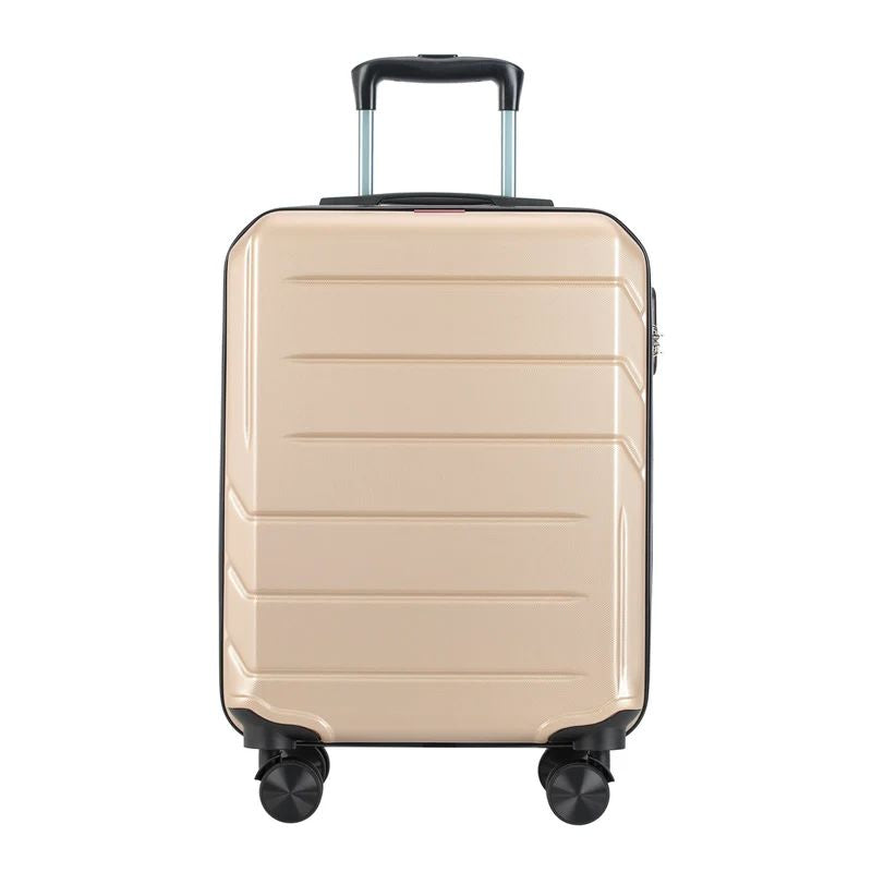 BONTOUR "Spinner" 4 kolečkový kabinový kufr 55×39×20 cm, šampaňská-Cestovanie-Vashome.cz