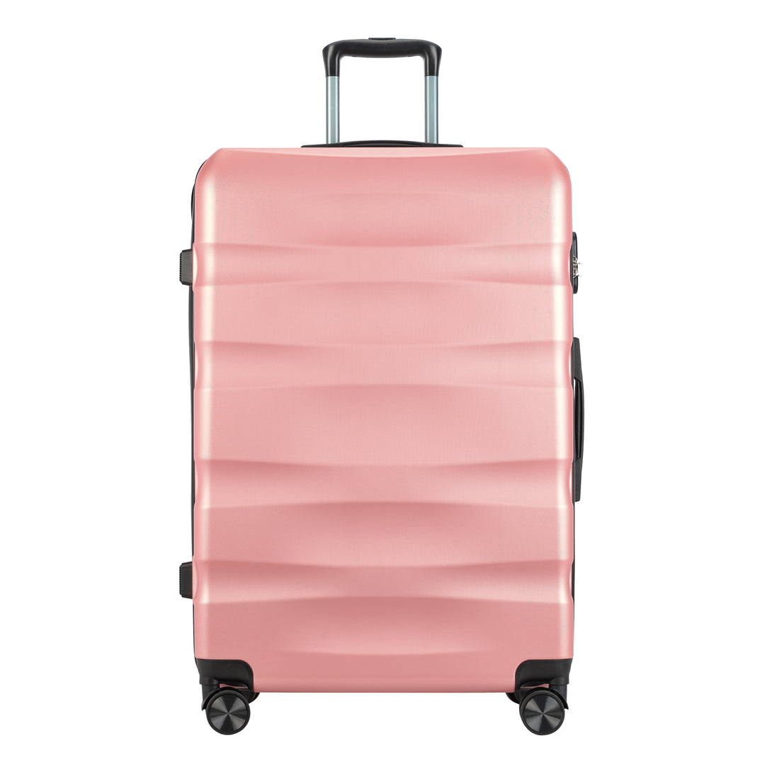 BONTOUR „WAVE“ velký kufr s dvojitými kolečky, velikost L, rose gold-Velký kufr-Vashome.cz