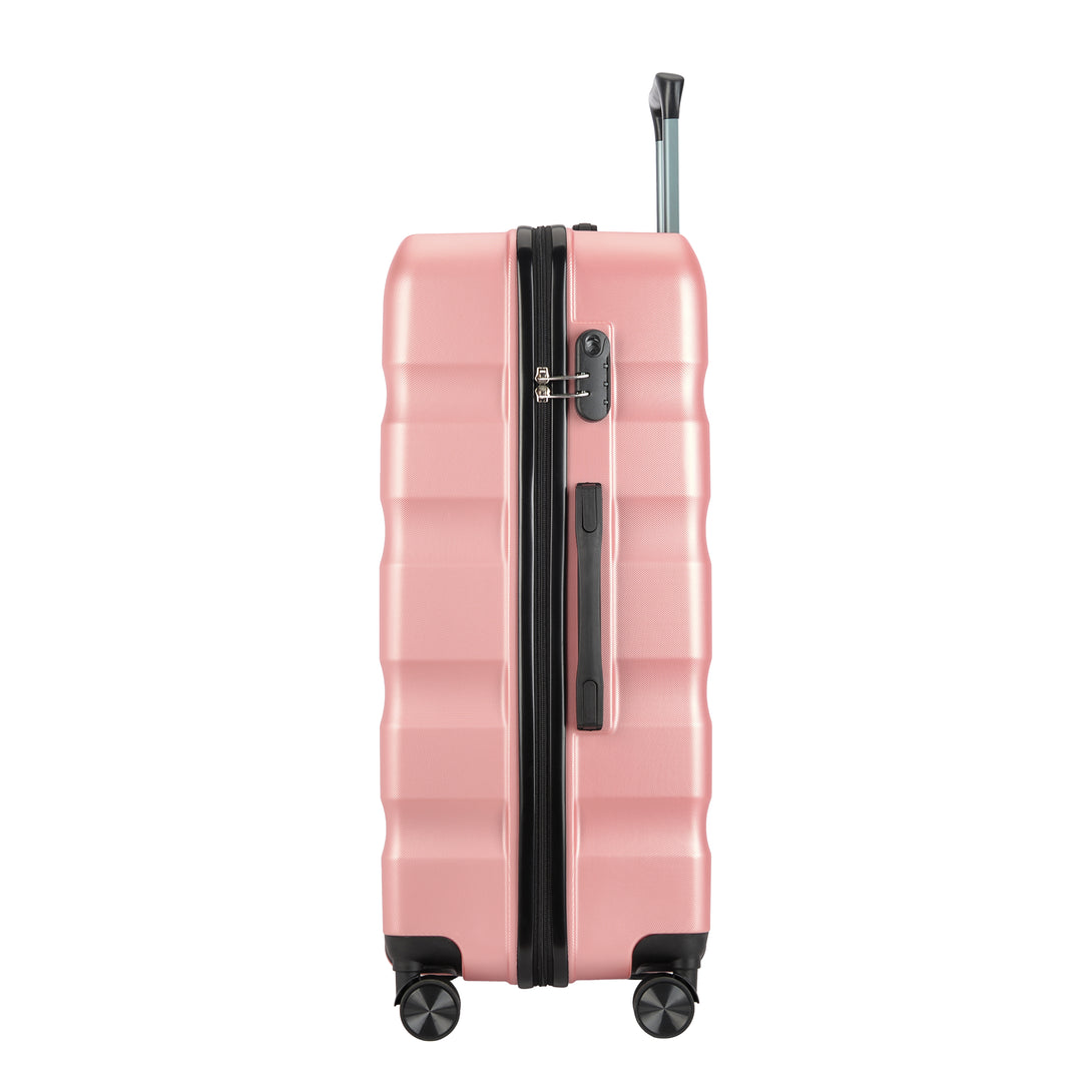 BONTOUR „WAVE“ velký kufr s dvojitými kolečky, velikost L, rose gold-Velký kufr-Vashome.cz