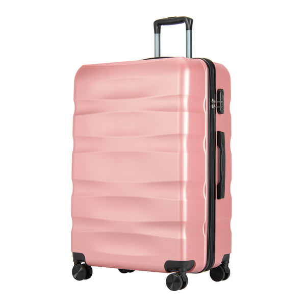 BONTOUR „WAVE“ velký kufr s dvojitými kolečky, velikost L, rose gold-Velký kufr-Vashome.cz