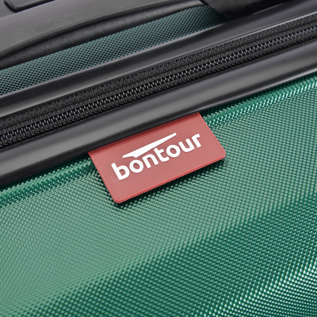 BONTOUR „Wave“ 3-dílná sada kufrů s dvojitými kolečky, s TSA zámkem, zelená-Souprava kufrů-Vashome.cz