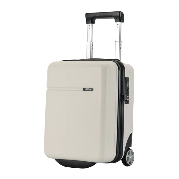 Bontour CabinOne kabinový kufr, ve slonovinové bílé barvě (40x30x20 cm), který lze přepravovat na letech WIZZAIR zdarma | BONTOUR