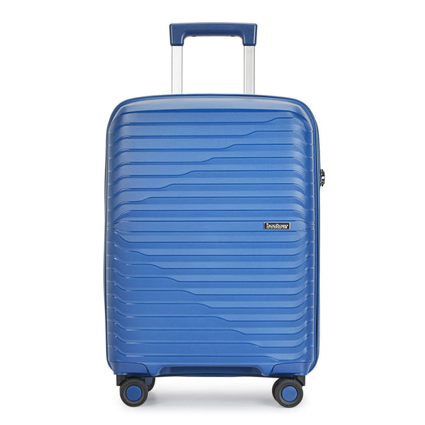 Bontour "City" 4-kolečkový kabinový kufr 55x40x20cm, Modrý