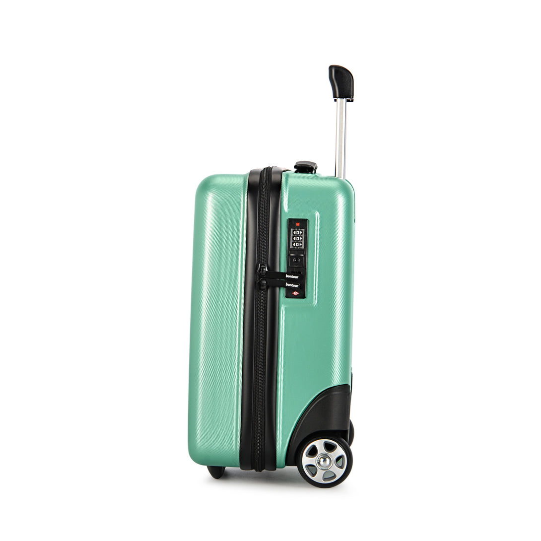 Bontour kabinový kufr 40x30x20cm, příruční zavazadlo WIZZ AIR, pudrově zelená-Kabinové kufry-Vashome.cz