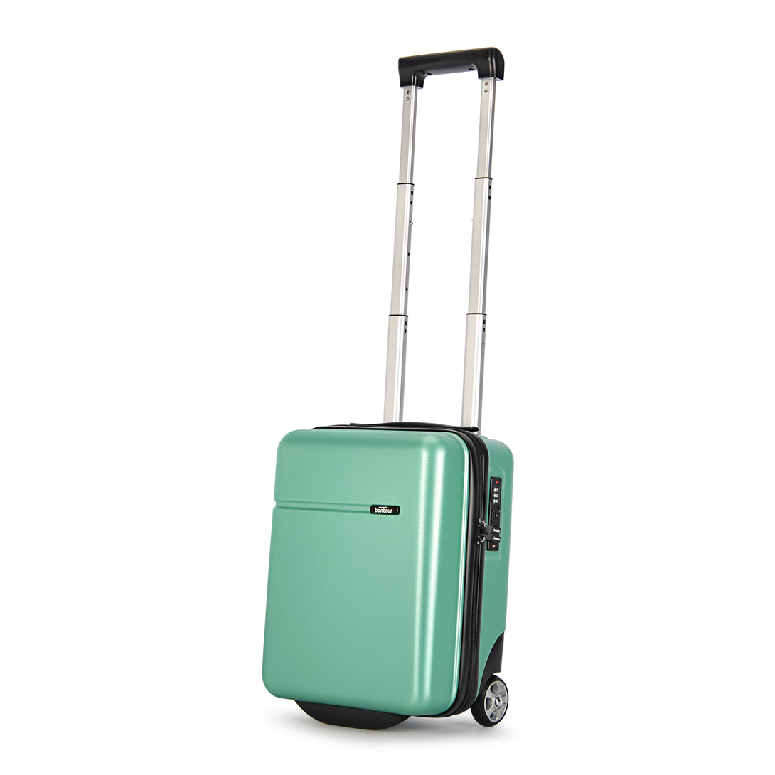 Bontour kabinový kufr 40x30x20cm, příruční zavazadlo WIZZ AIR, pudrově zelená-Kabinové kufry-Vashome.cz