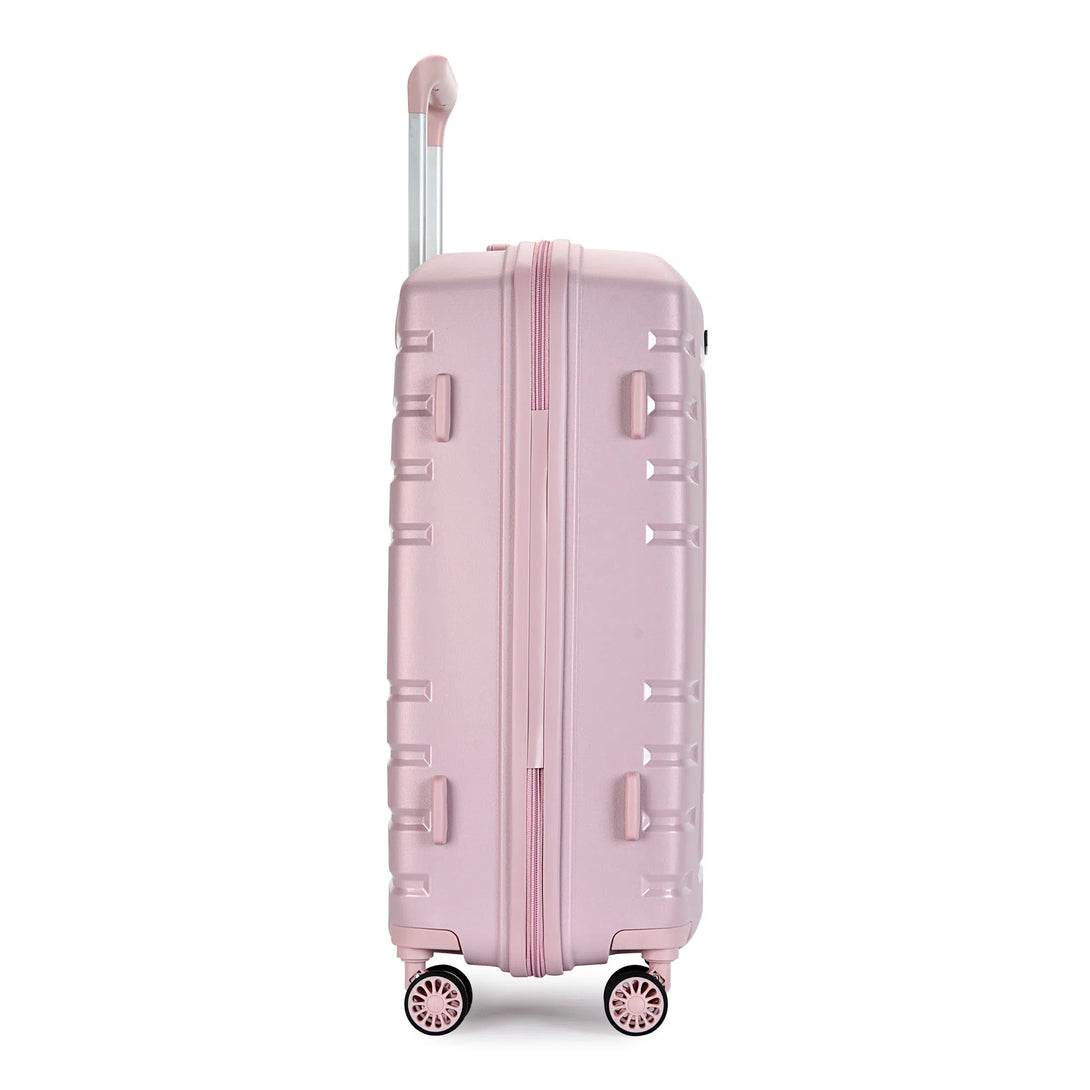 "CHARM" 4-kolečkový kufr s TSA zámkem, velikost L, růžový | BONTOUR