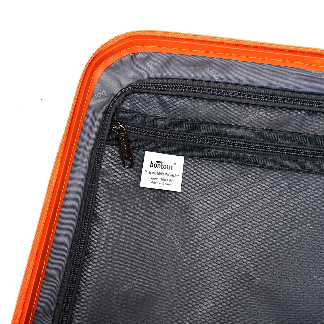 "CHARM" 4-kolečkový kufr s TSA zámkem, velikost M, sunset gold | BONTOUR