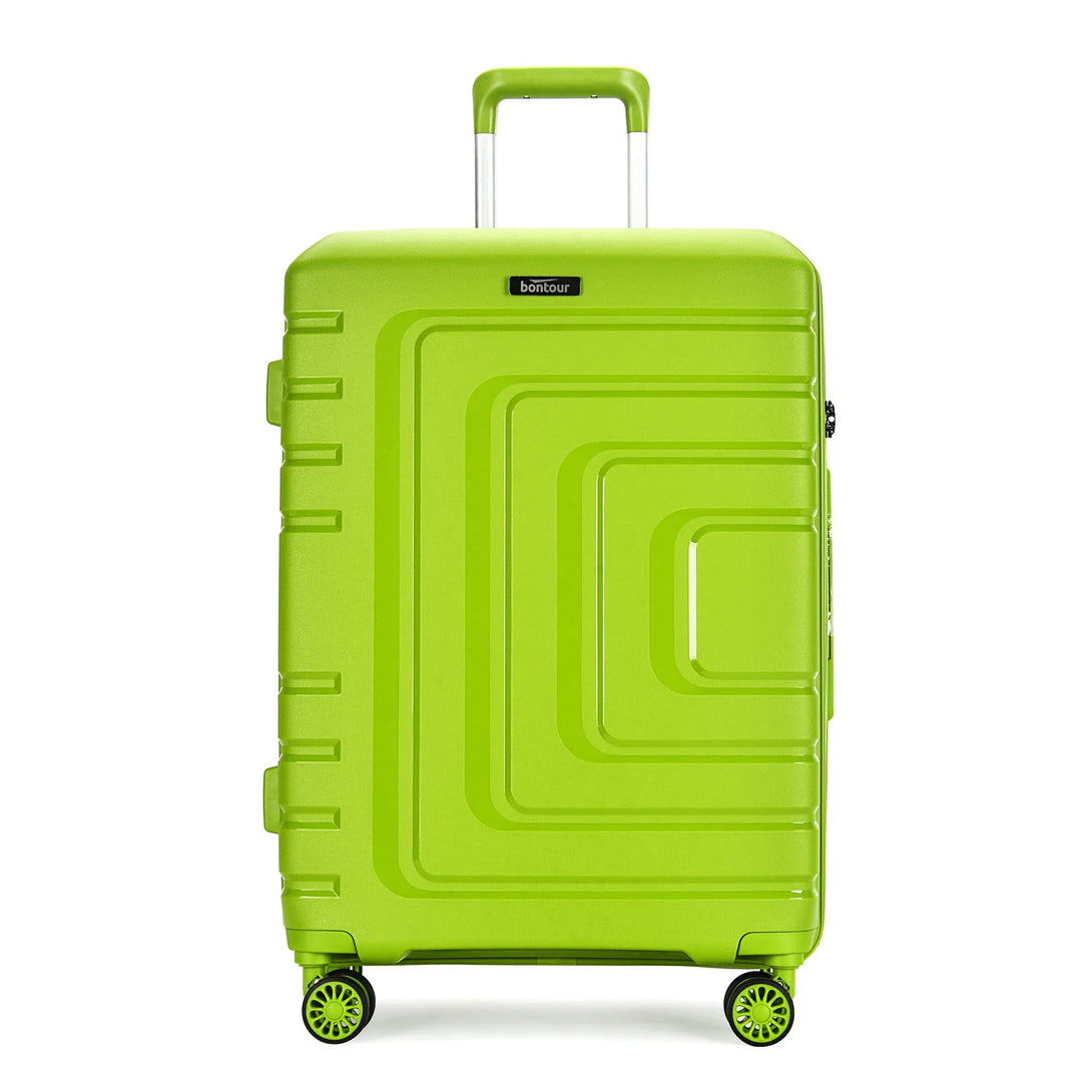 "CHARM" Sada 3 ks kufrů, 4-kolečkové s TSA zámkem, citrusově zelená | BONTOUR