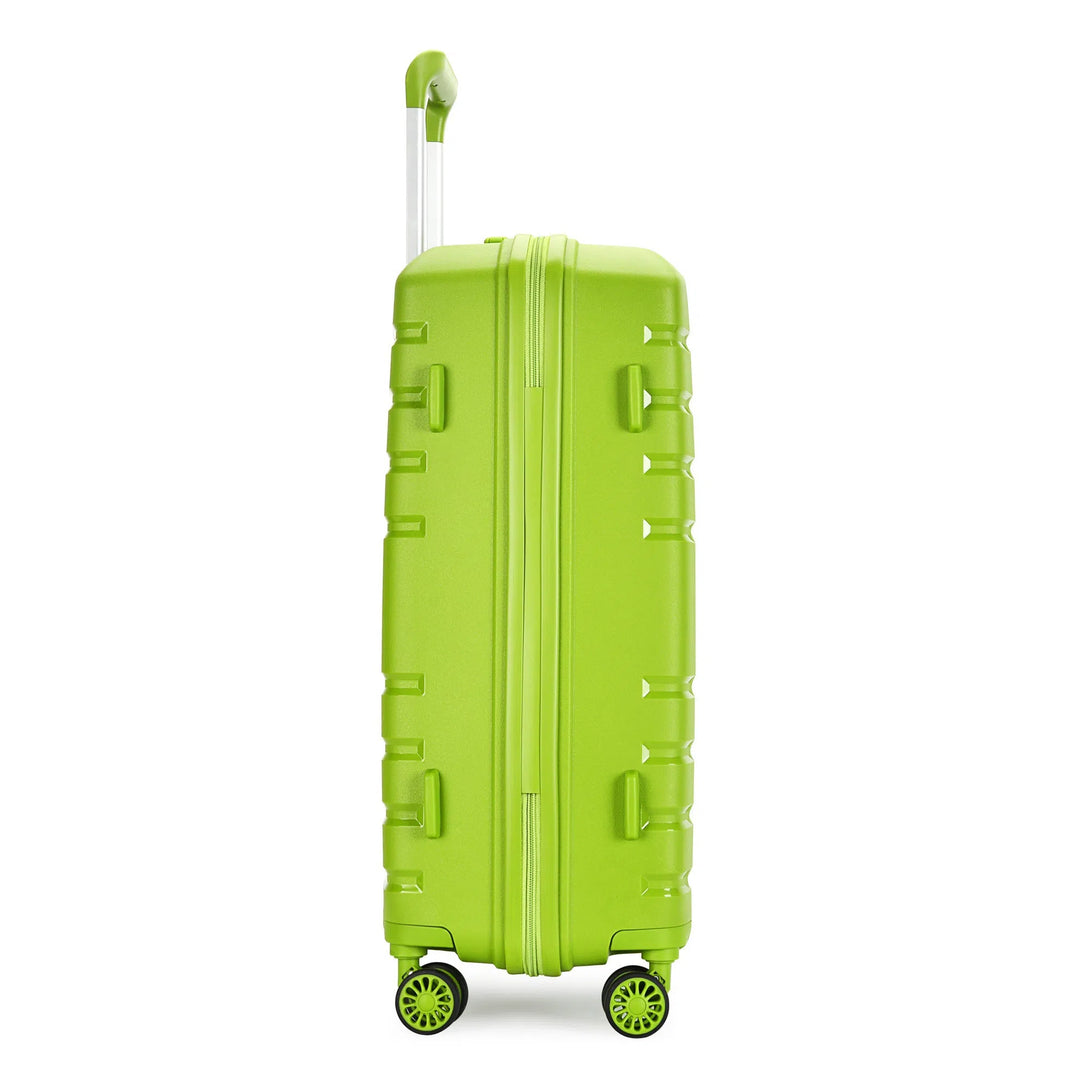 "CHARM" Sada 3 ks kufrů, 4-kolečkové s TSA zámkem, citrusově zelená | BONTOUR