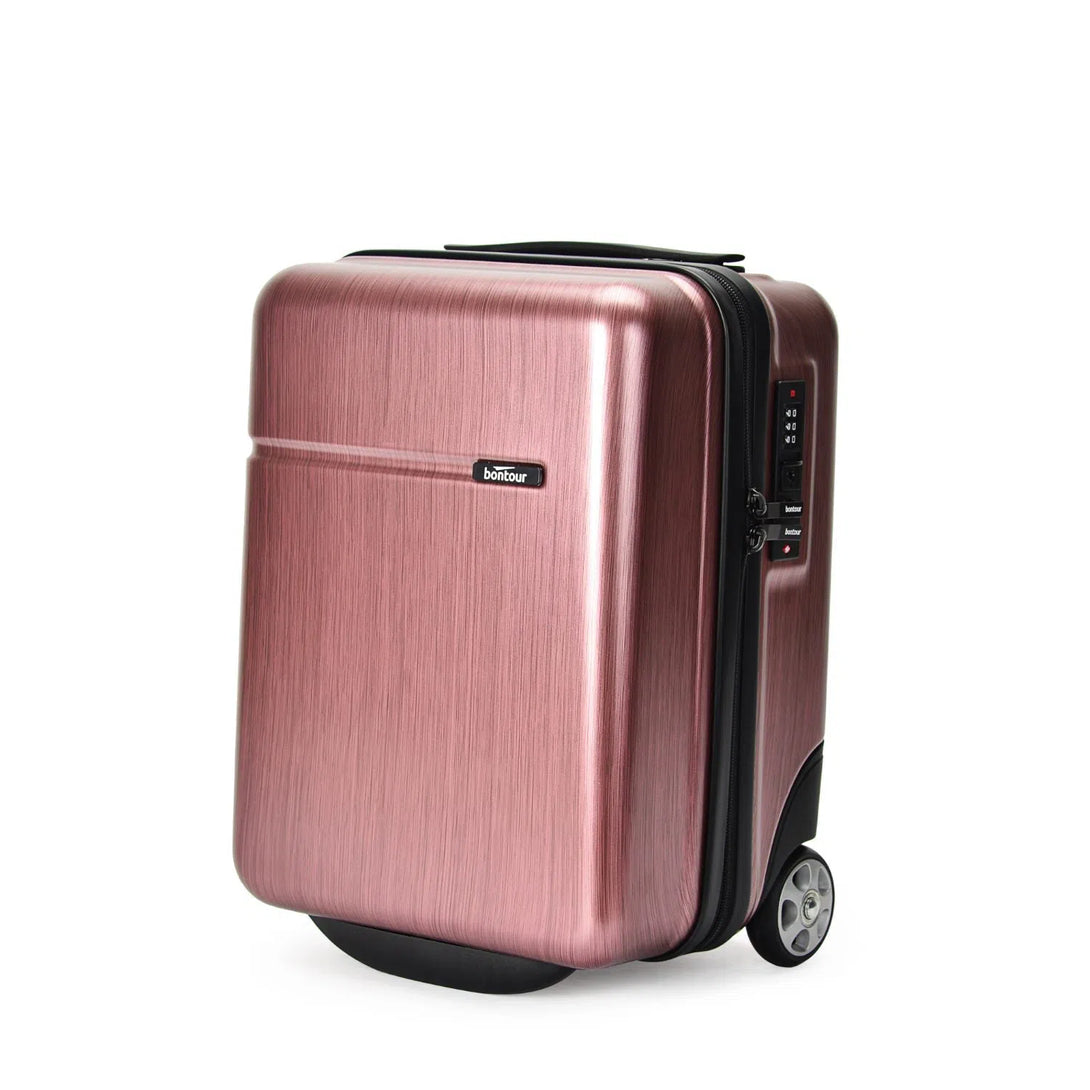 CabinOne kabinový kufr 40x30x20 cm zdarma povolen na palubu Wizz Air, barva růžová antik | BONTOUR
