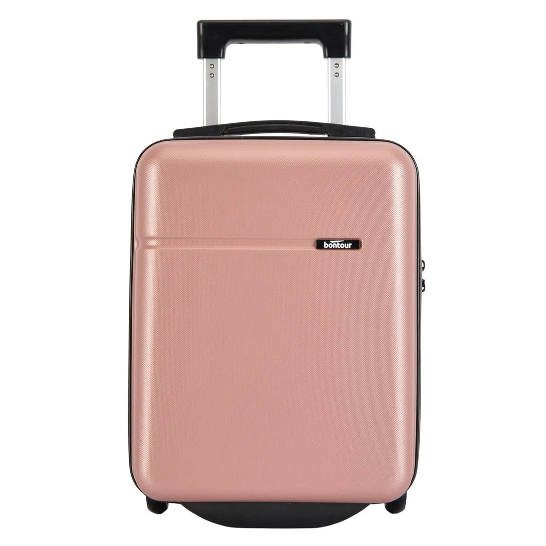CabinOne kabinový kufr, barva Rose Gold (40x30x20 cm), který lze přepravovat na letech WIZZAIR zdarma | BONTOUR-Kabinové kufry-Vashome.cz