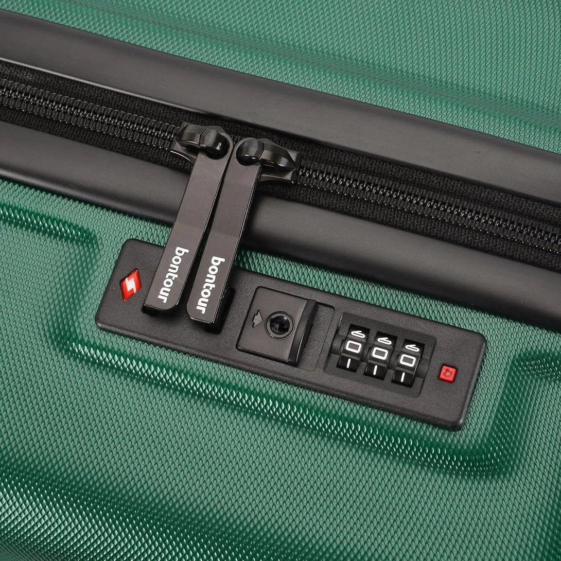CabinOne kabinový kufr, zelená barva (40x30x20 cm), který lze přepravovat na letech WIZZAIR zdarma | BONTOUR