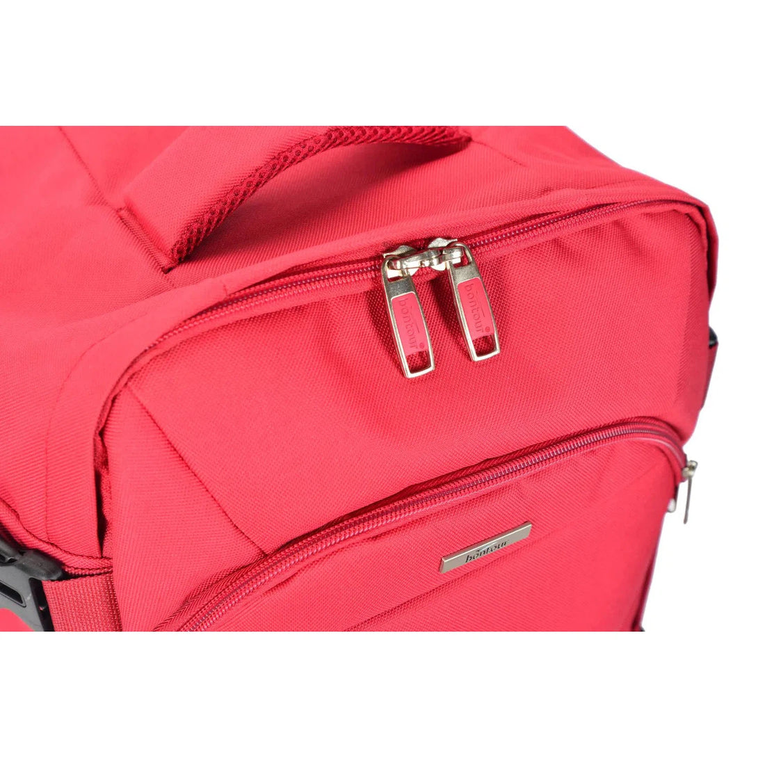 Cestovní batoh AIR, velikost WizzAir/Ryanair 40x25x20cm, červený | BONTOUR