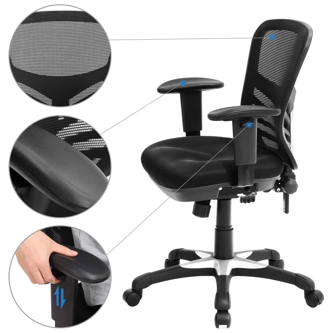 Ergonomická otočná židle, s nastavitelnou výškou