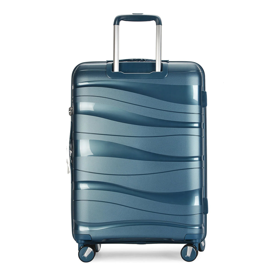"Flow" 4-kolečkový kufr s TSA zámkem, velikost L, ledově modrý | BONTOUR
