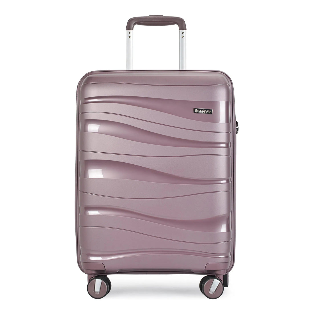 "Flow" 4-kolečkový kufr s TSA zámkem, velikost L, levandulově fialový | BONTOUR