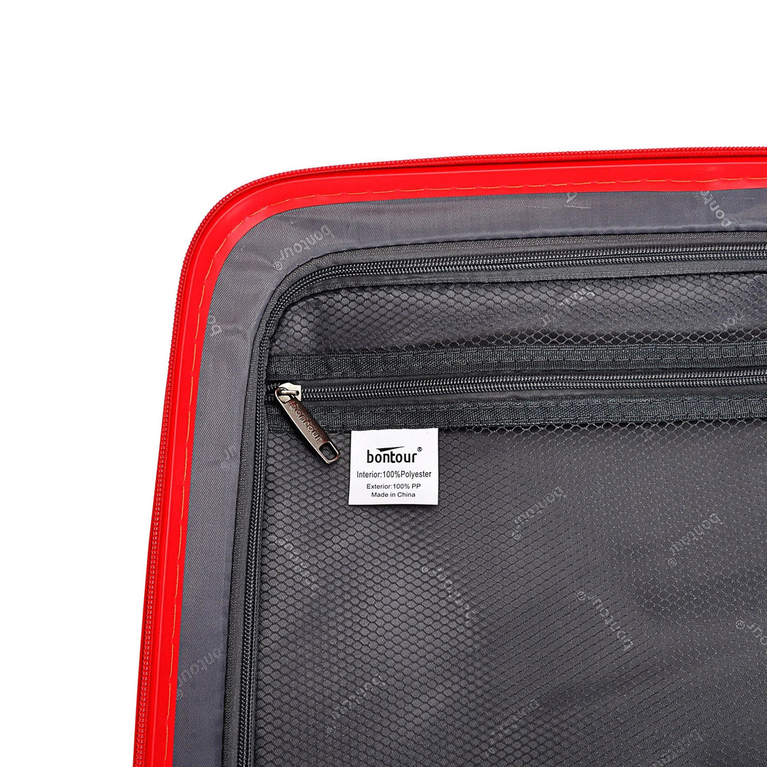 "Flow" kabinový kufr 4-kolečkový s TSA zámkem, červený| BONTOUR