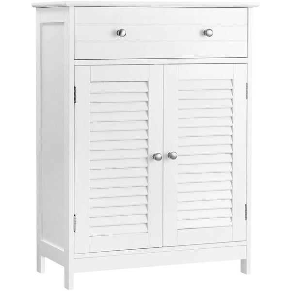 Koupelnová skříňka, skandinávský styl, matná bílá, 60 x 30 x 80 cm