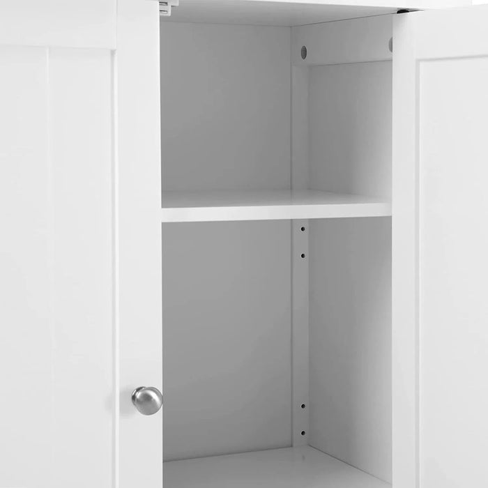 Koupelnová skříňka, úložná skříňka 60 x 80 x 30 cm, bílá