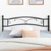 Kovový rám postele, 140 x 190 cm, černý