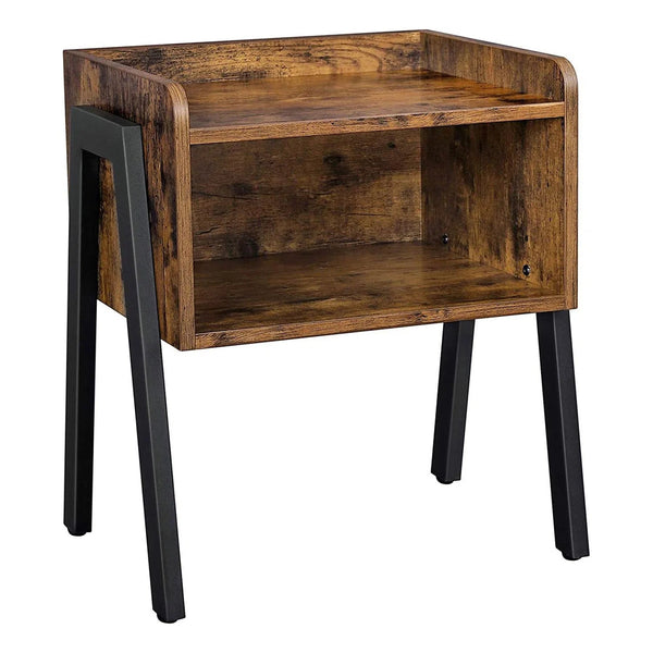 Malý stolek, noční stolek v industriálním stylu 42 x 52 x 35 cm