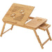Nastavitelný bambusový stolek na notebook