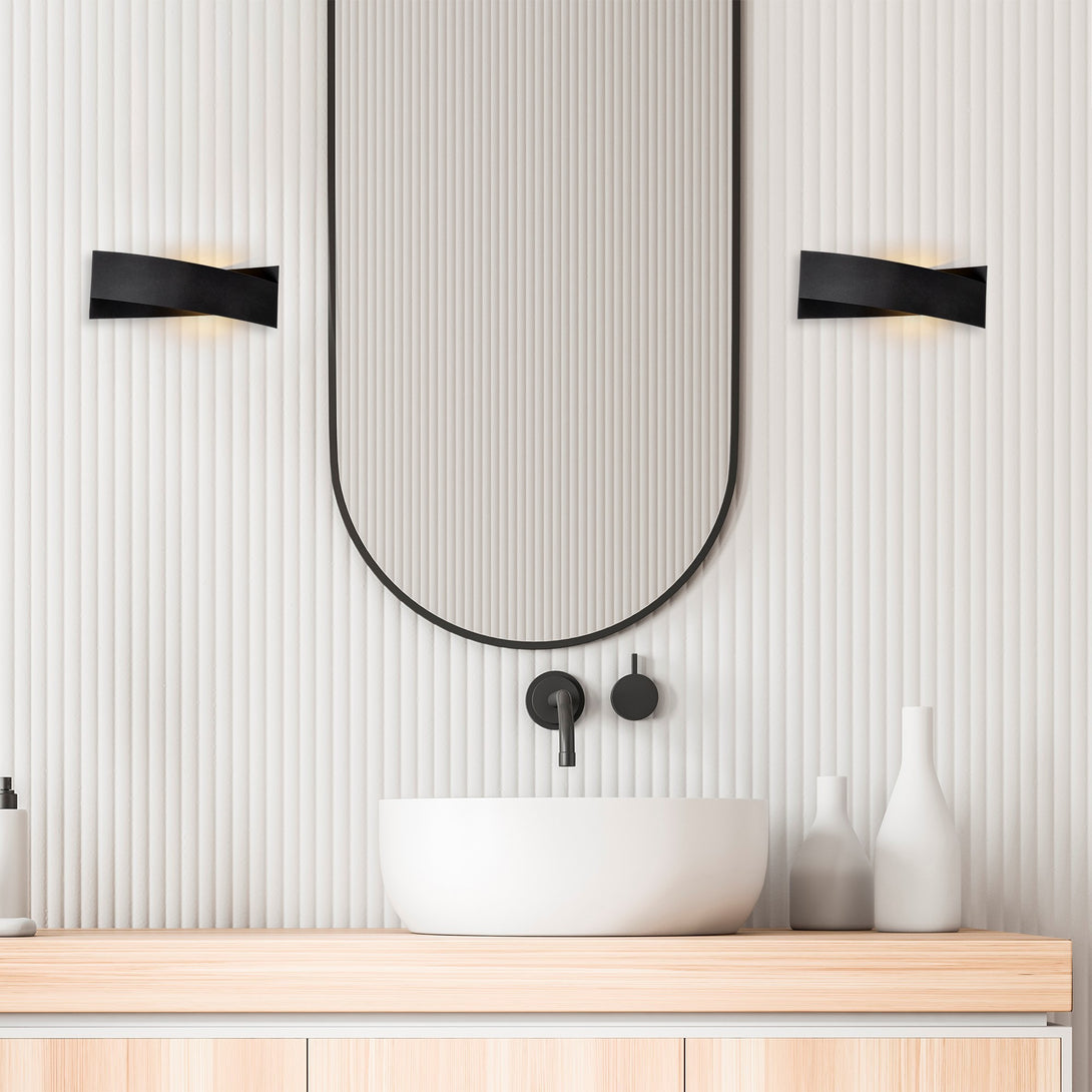 Nástěnná lampa, 7156 - Black-Fali lámpa-Vashome.cz