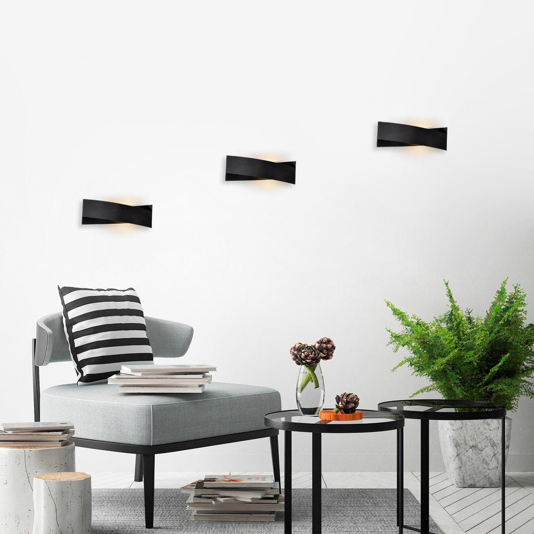 Nástěnná lampa, 7156 - Black-Fali lámpa-Vashome.cz