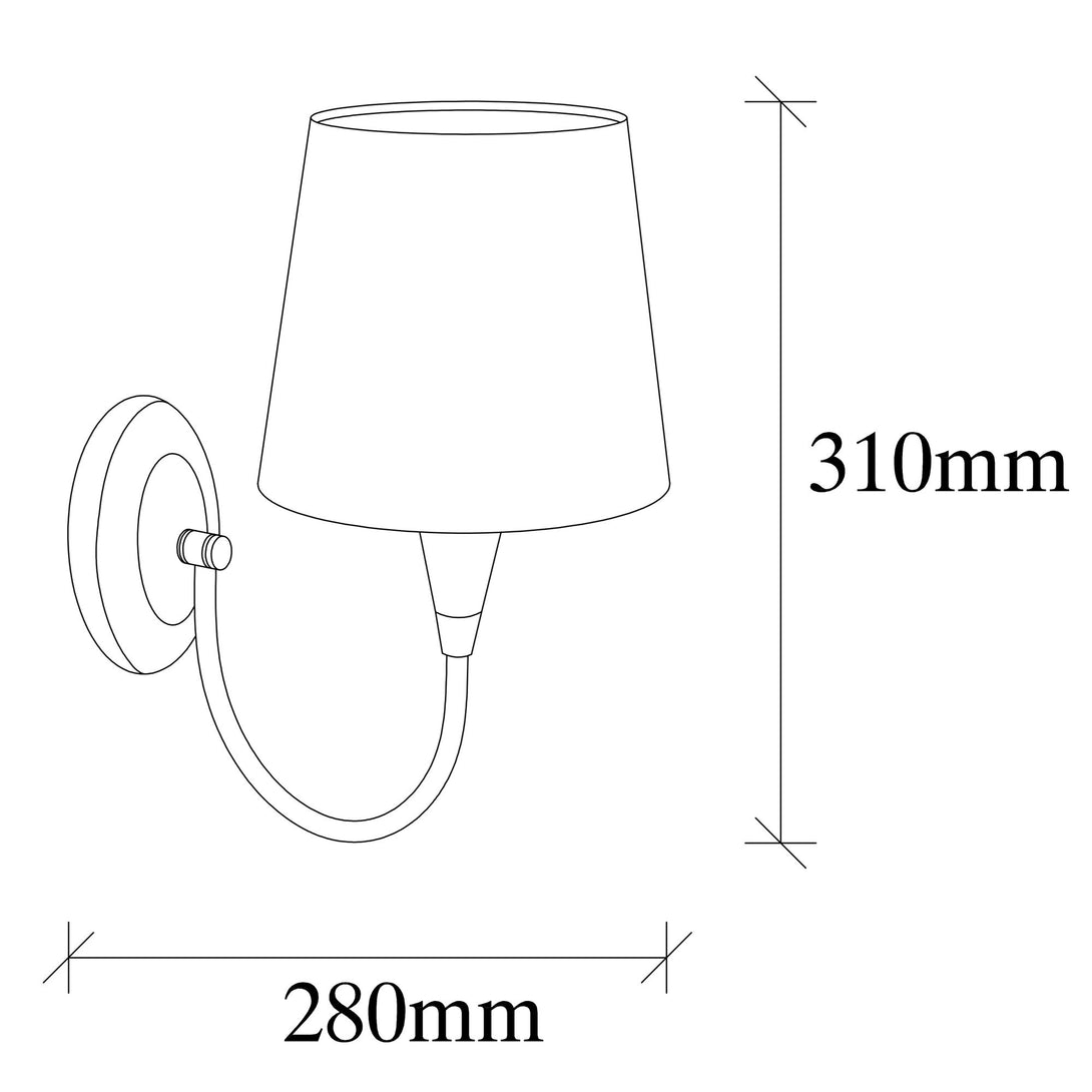 Nástěnná lampa, Pardo - 3031-Fali lámpa-Vashome.cz