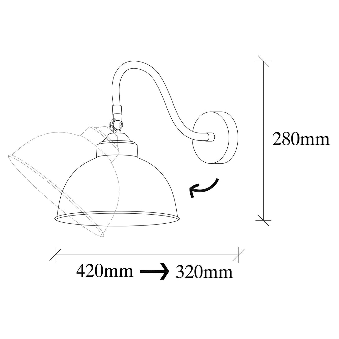 Nástěnná lampa, Sağlam - 3742-Fali lámpa-Vashome.cz