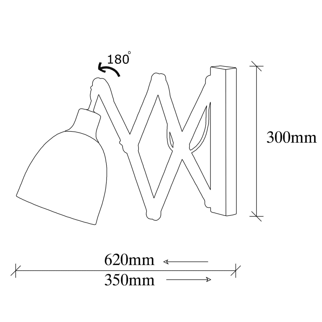 Nástěnná lampa, Sivani - MR - 725-Fali lámpa-Vashome.cz