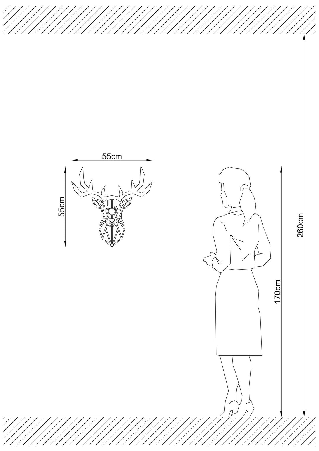 Nástěnná lampa, W-051-Fali lámpa-Vashome.cz