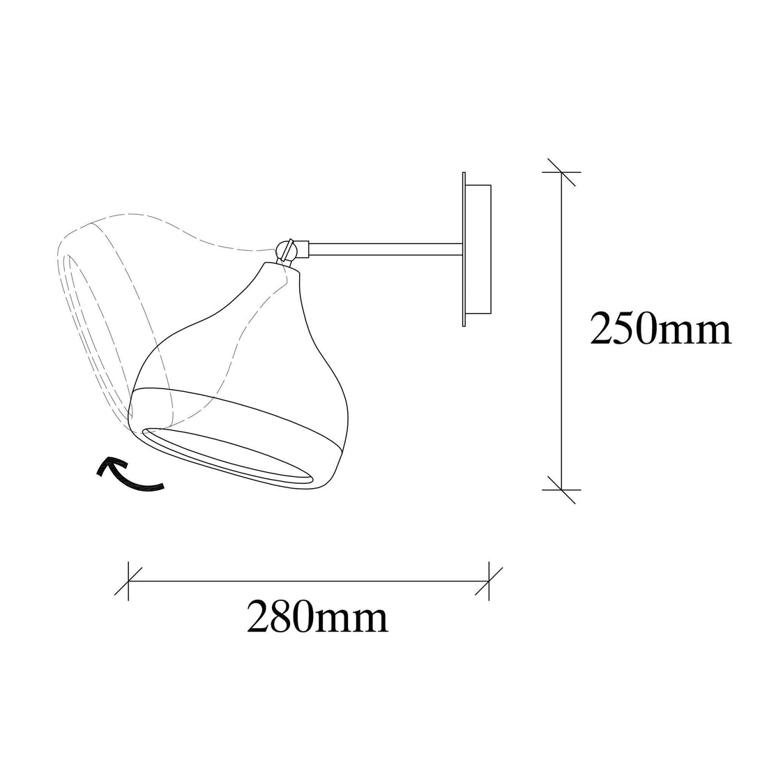 Nástěnná lampa, Yıldo - 6901-Fali lámpa-Vashome.cz