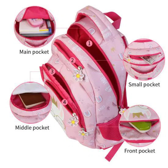 PLAY Dětský batoh pro dívky, se vzorem Alpaka | BONTOUR
