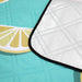 Pikniková deka, 200 x 200 cm, vzor citron