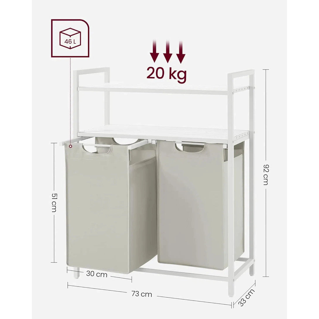 Ko Na Pr dlo Ko Na Pr dlo Se Dv ma Policemi 2 X 46l B l Vashome cz ko-na-pr-dlo-ko-na-pr-dlo-se-dv-ma-policemi-2-x-46l-b-l-vashome-cz